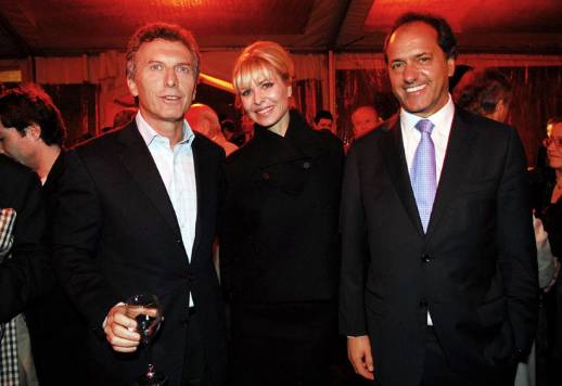 Scioli y Macri compiten en Twitter