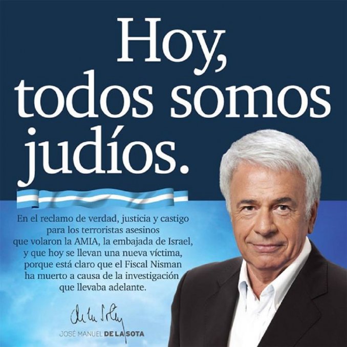 De la Sota y su afiche