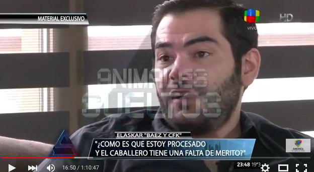 Elaskar: "Van a ver desfilar a media Casa Rosada en los videos"