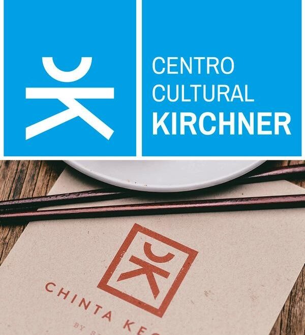 Se copiaron el logo de un restorán chino para homenajear a Néstor