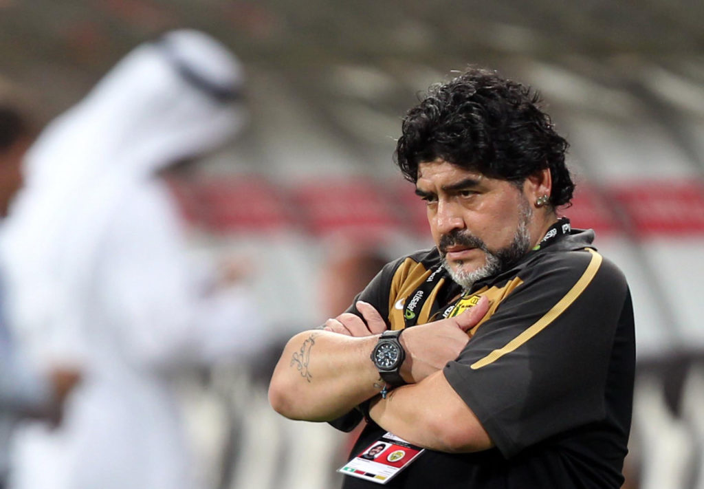 Maradona con mufa