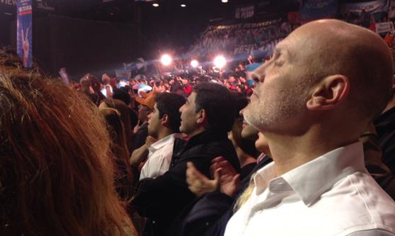 Echegaray junto a Scioli