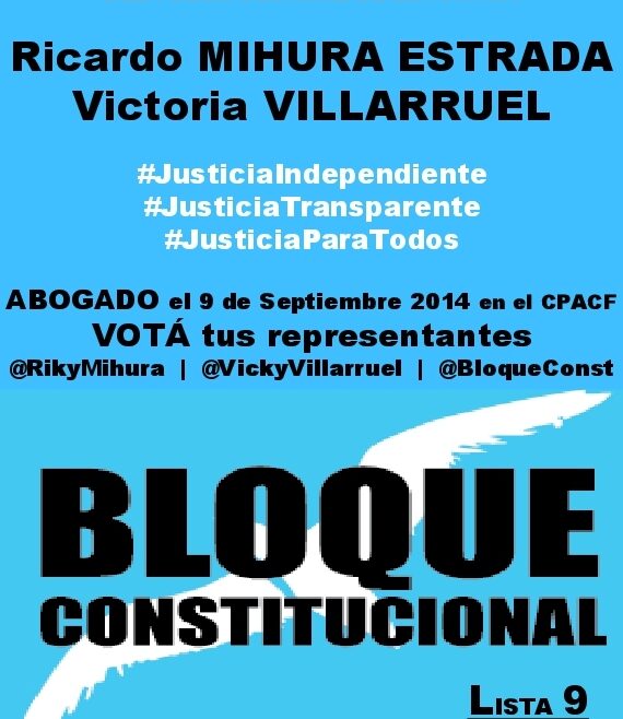 Los abogados se lanzan al Consejo de la Magistratura