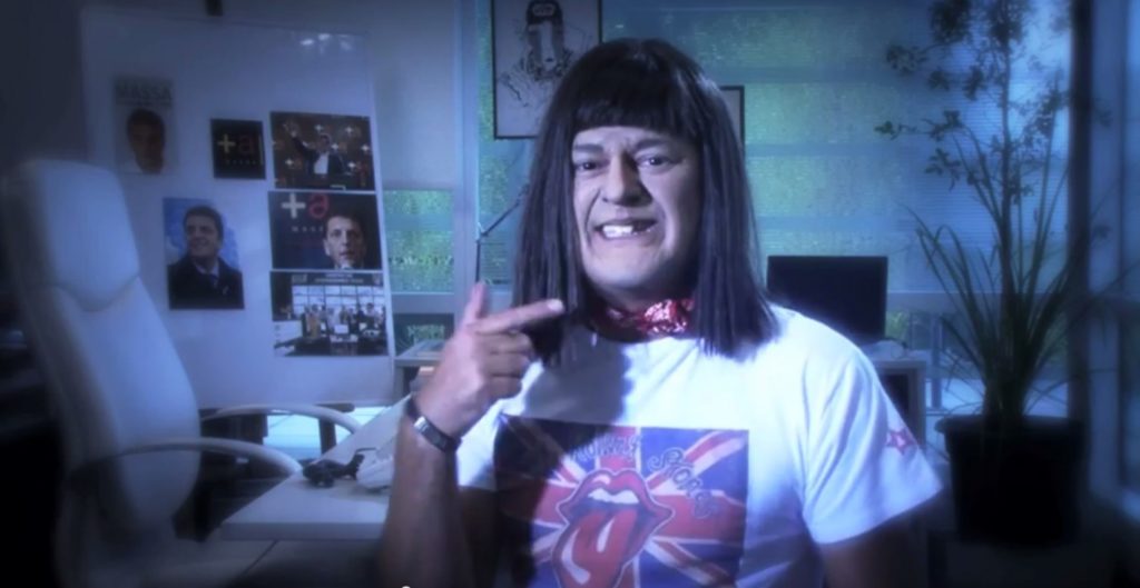 Las mil caras de Massa versión Tinelli
