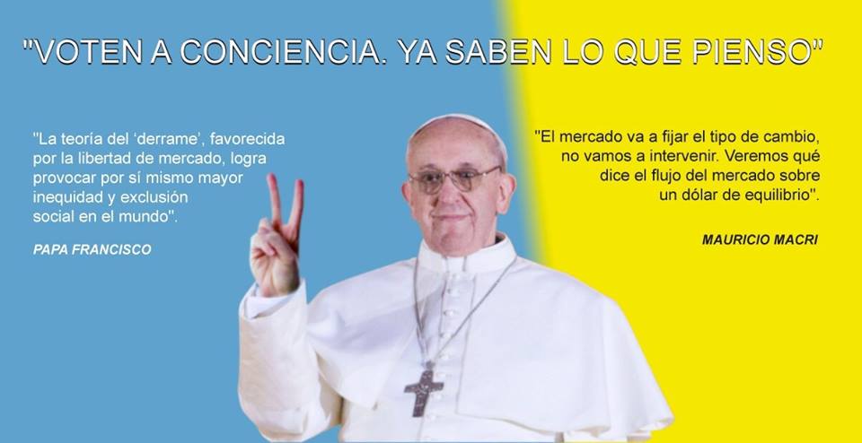El Papa no se mancha