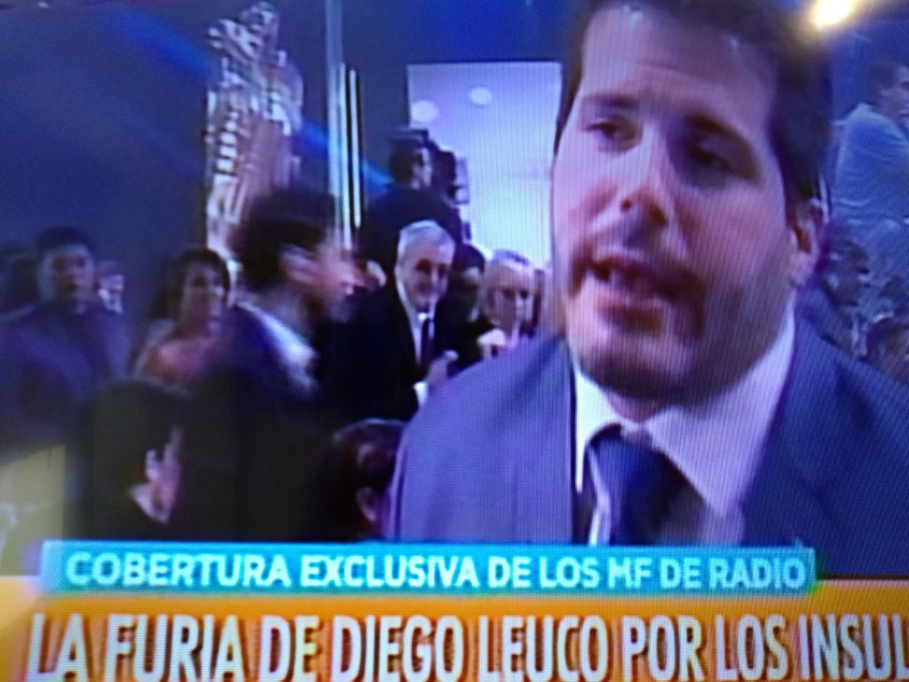 Rial mostró al productor que insultó a Leuco