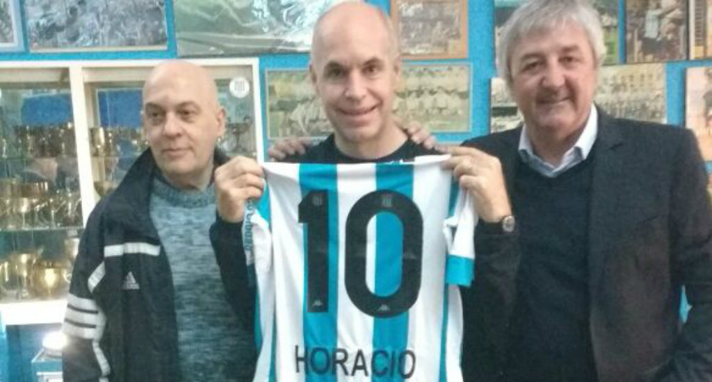 Larreta festejó el campeonato de Racing