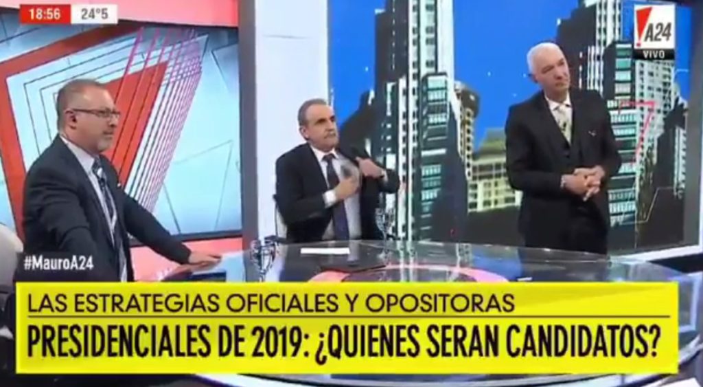 Moreno y Feinmann se cruzaron otra vez en un estudio