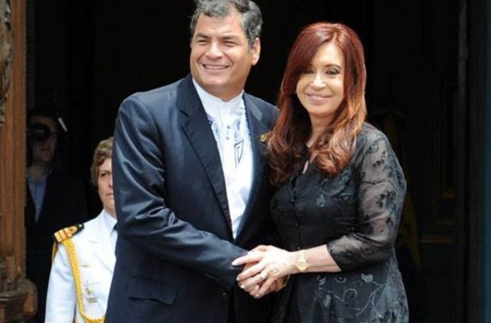 Correa y Cristina le pegaron a Macri desde la TV Rusa