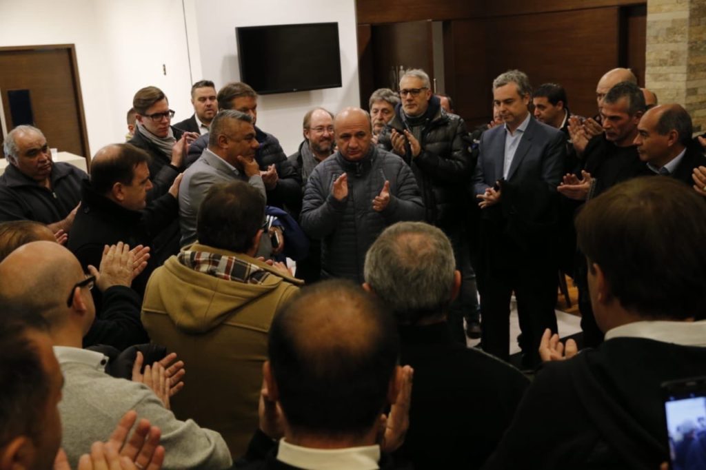 Tapia quiso hacer su "17 de octubre" en Ezeiza