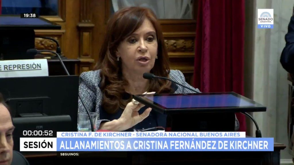 Cristina lo sacudió a Pichetto y le tiró un carpetazo a Michetti