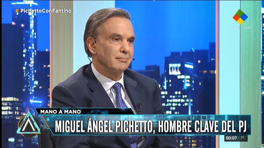 Pichetto: "El peronismo se pasó los últimos años peleándose con todos"