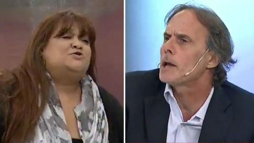 Un periodista de C5N se cruzó con una madre de una víctima de abuso sexual