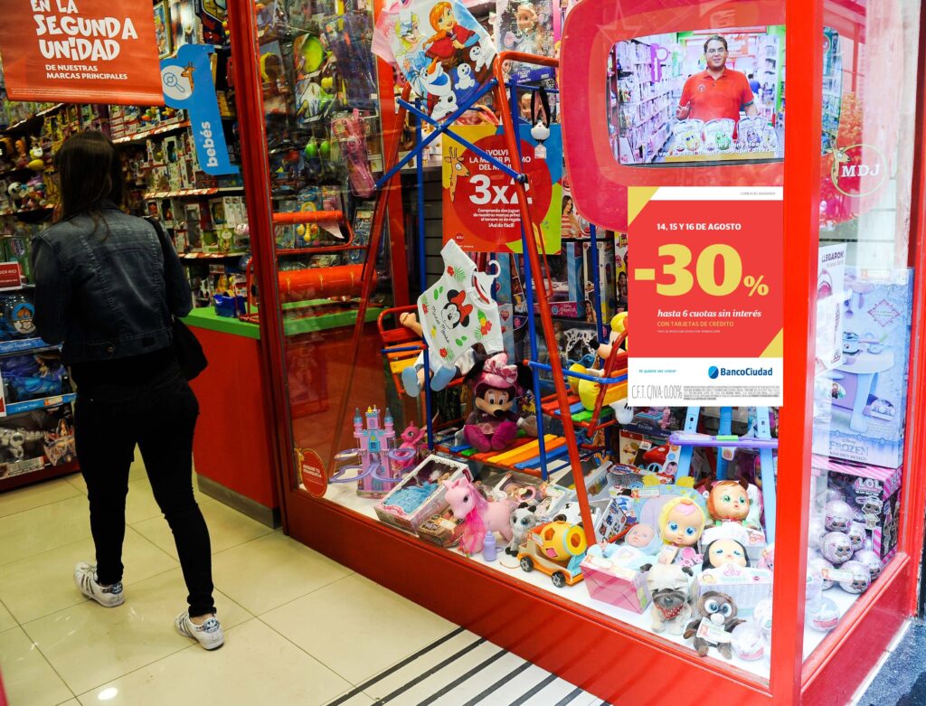 El Banco Ciudad promociona ofertas de juguetes