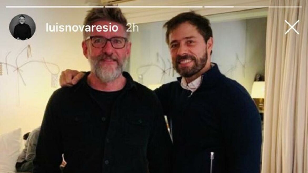 Novaresio blanqueó y presentó a su novio