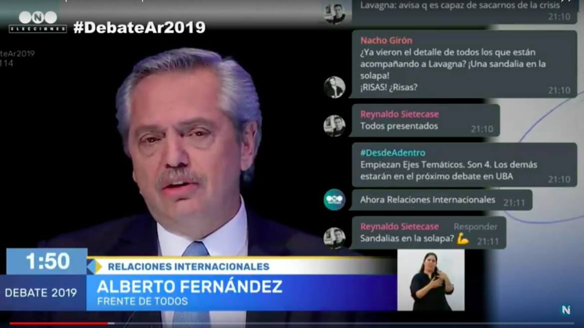 Telefé no dio del debate pero apostó a un recurso original