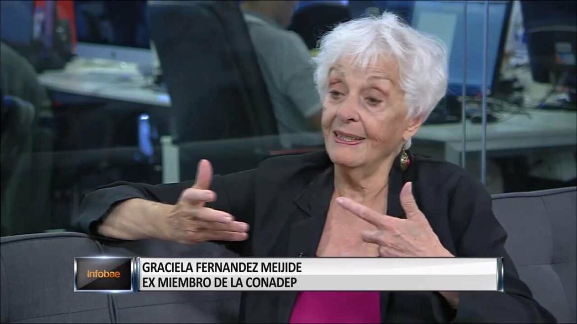 Meijide endurece su discurso en el Club Político y frena debates