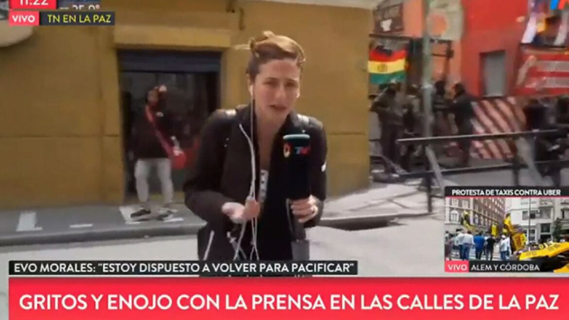 TN retiró el equipo de Bolivia por los escraches