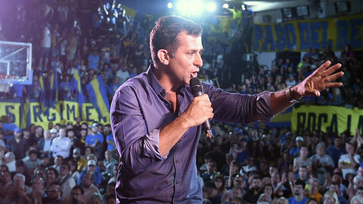 Gribaudo cerró la campaña del oficialismo en Boca con un mensaje a Riquelme