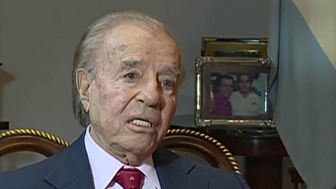 Alberto le mandó saludos a Menem