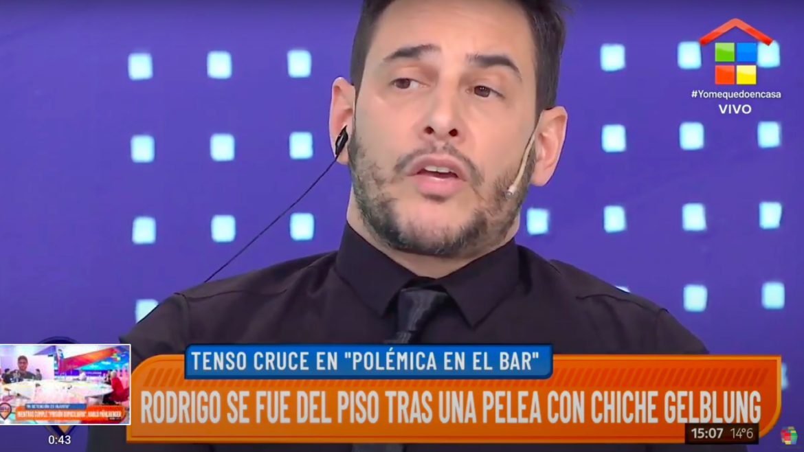 Lussich dijo que se sintió “forreado” por Chiche Gelblung