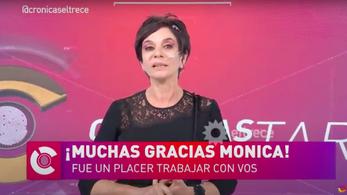 Mónica Gutiérrez terminó su ciclo en el 13 a pura emoción