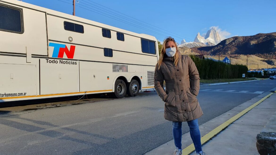 La cronista de TN que refleja las almas en cuarentena, de Ushuaia a la Quiaca