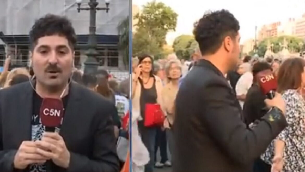 Lautaro Maislin, el notero cool de C5N que le pone el cuerpo a las marchas anti K