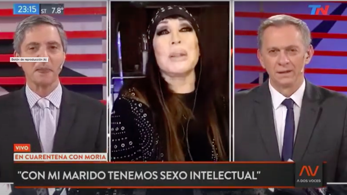 Moria puso colorado a Bonelli con una atrevida pregunta
