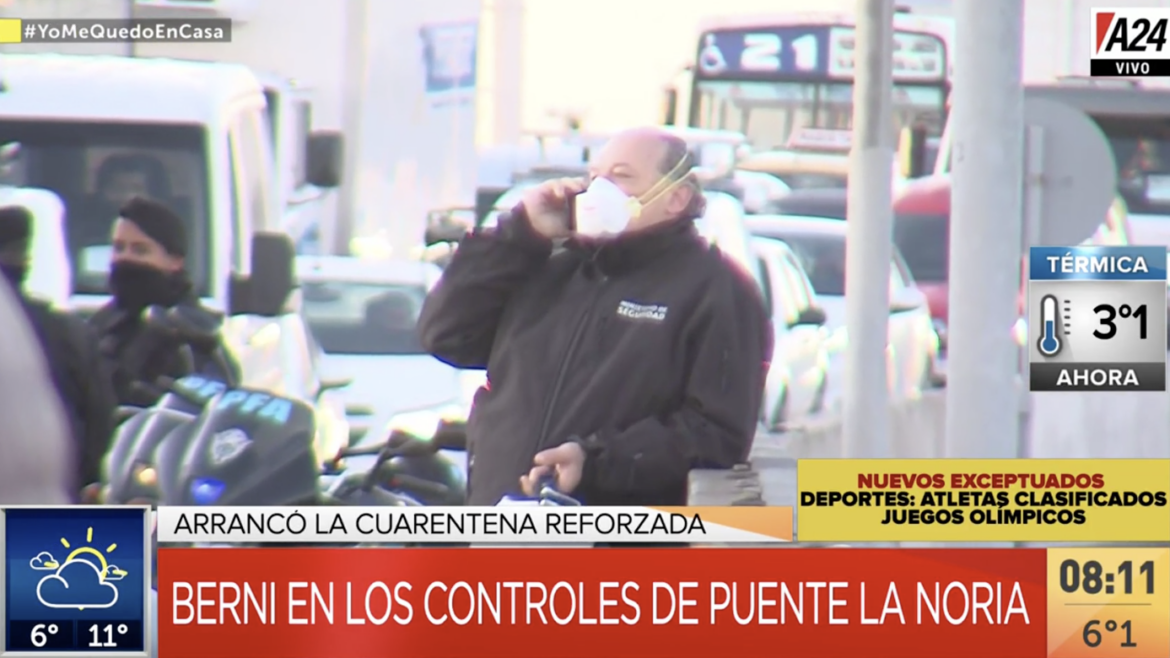 Berni el "interventor" de Puente de la Noria que ya lanzó su campaña