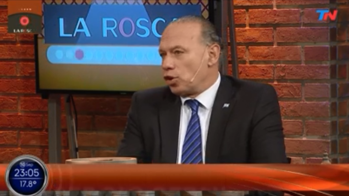 En medio de rumores de su salida, Berni volvió a la TV