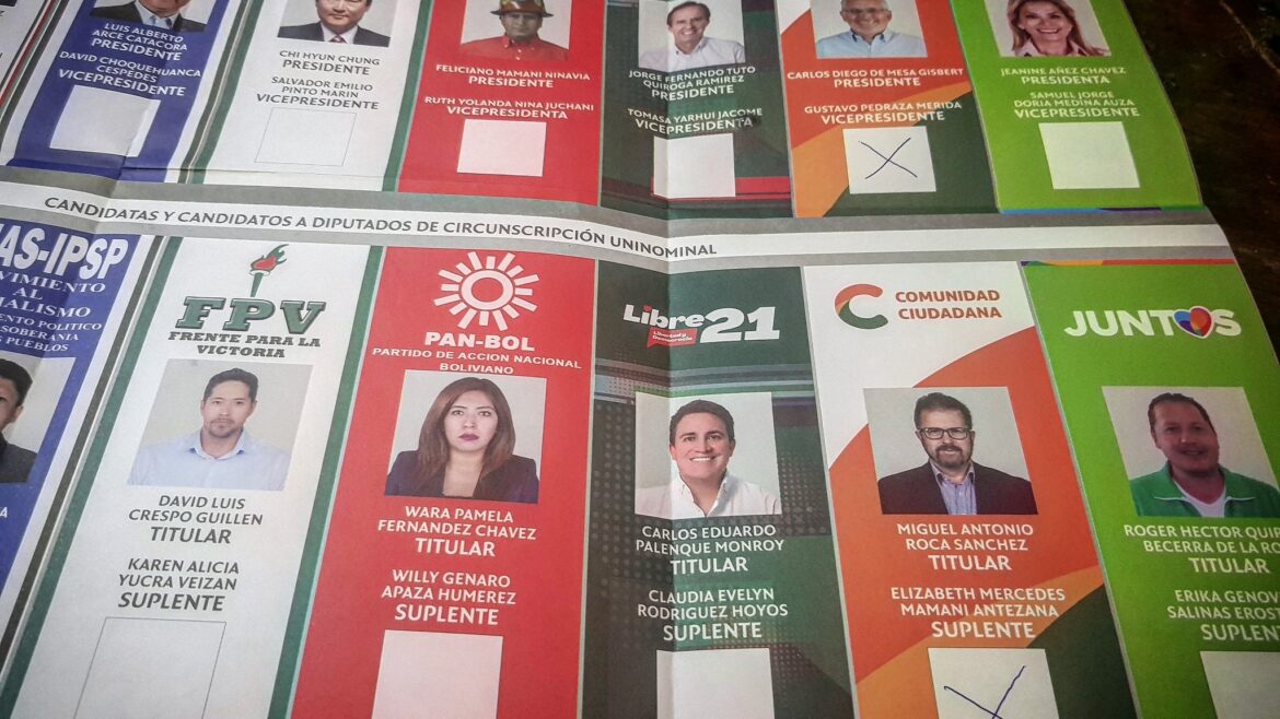 Las boletas "bien argentinas" en las elecciones de Bolivia