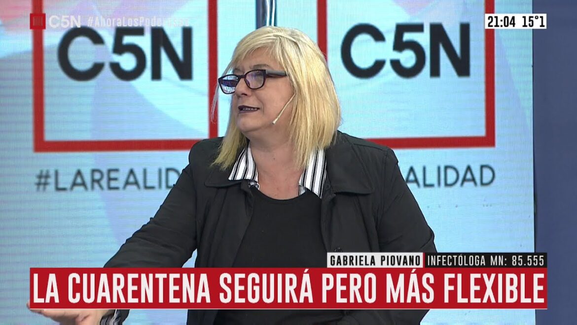 Piovano, la infectóloga que se burla de Feinmann