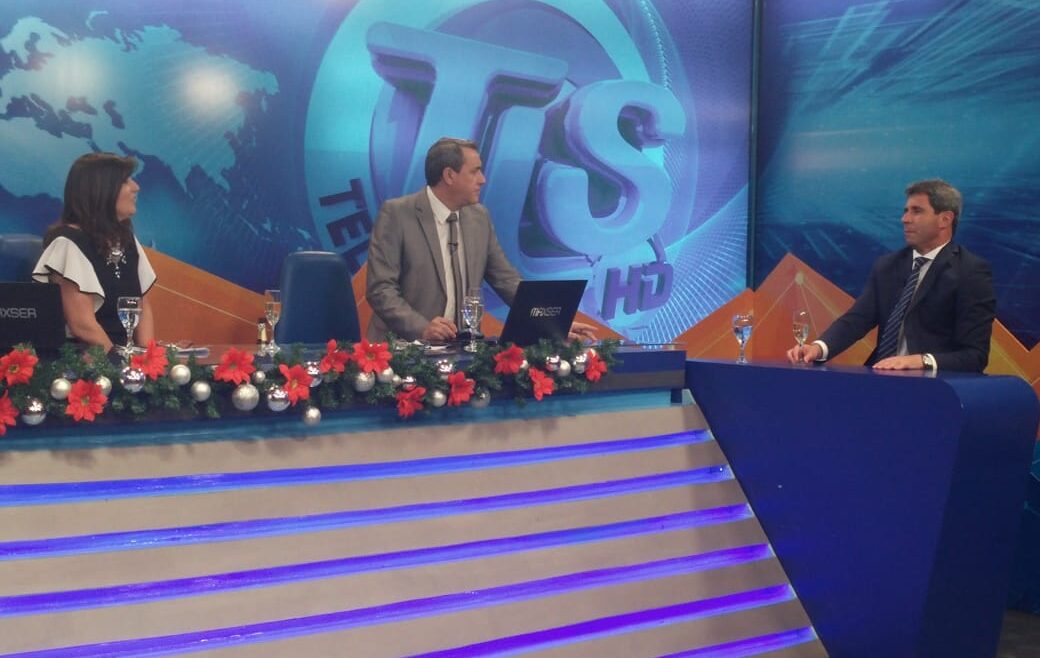 Tembló un noticiero de San Juan en medio de las noticias