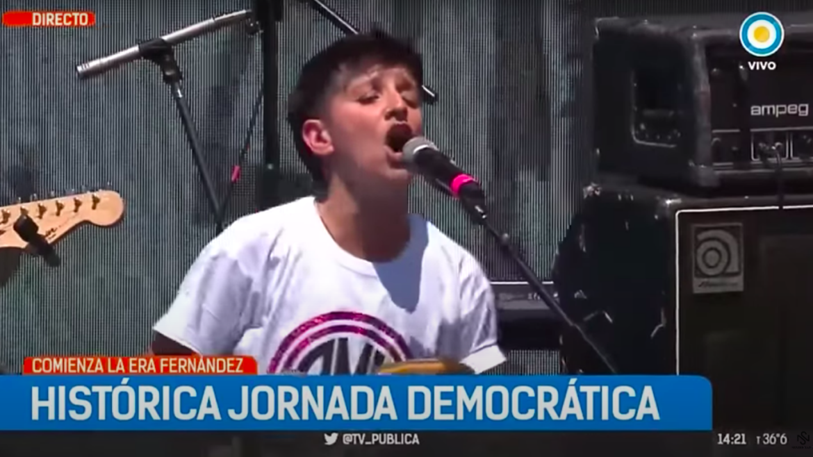Otra vacunada vip: la cantante de Sudor Marika, el grupo "telonero" de Matías Lammens