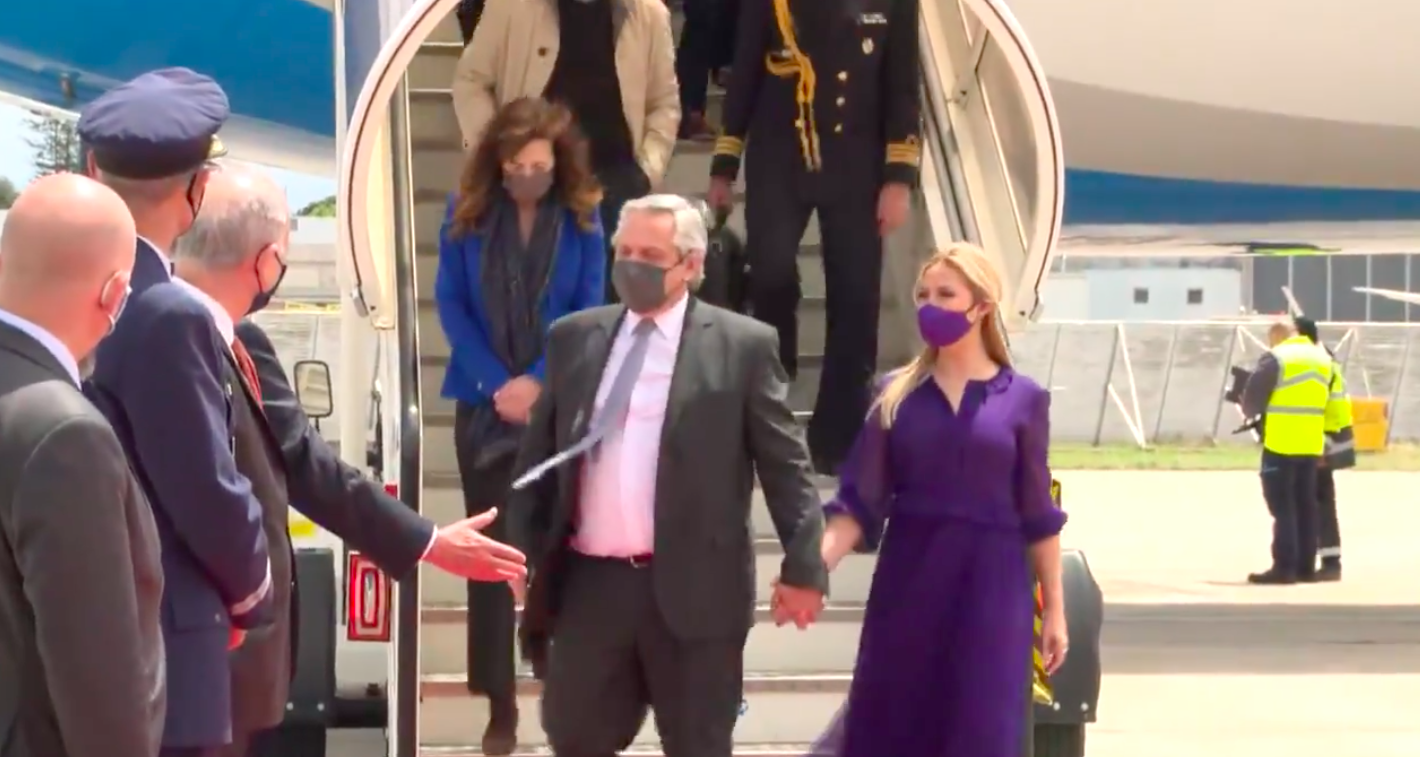 La hija de “Batata” se subió al avión presidencial y causó internas en la TV Pública