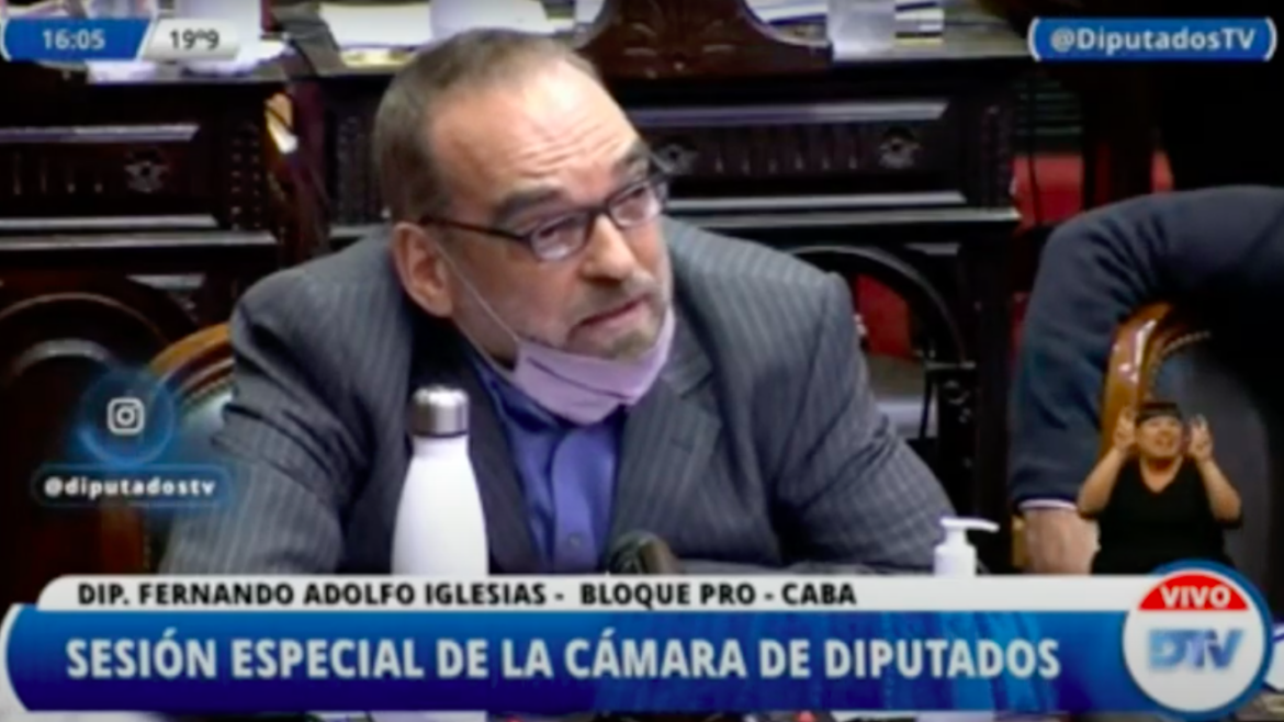 El diputado que agredió a Iglesias se disculpó, pero a través de un tercero