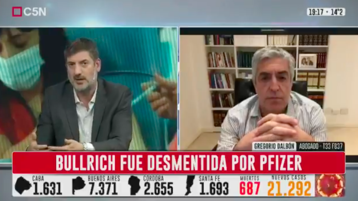 Un periodista de C5N cruzó al abogado de Cristina Kirchner
