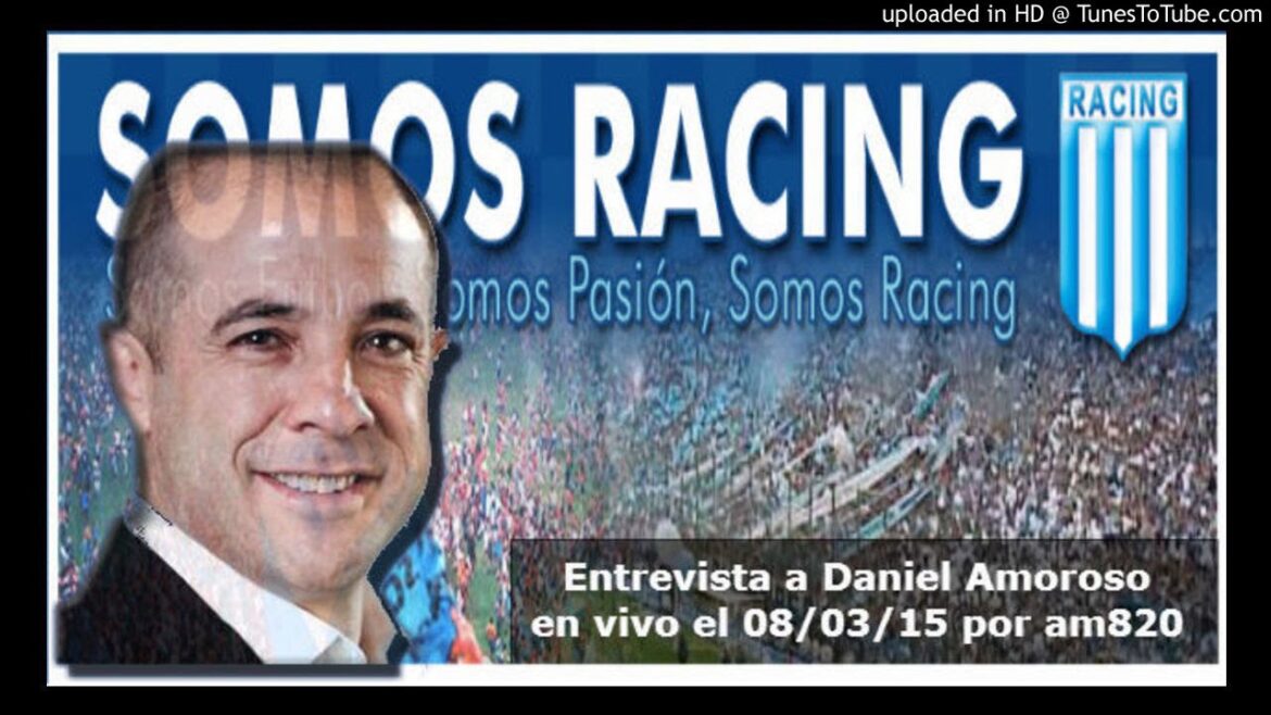 Daniel Amoroso entre el fútbol, polémicas y  la provincia