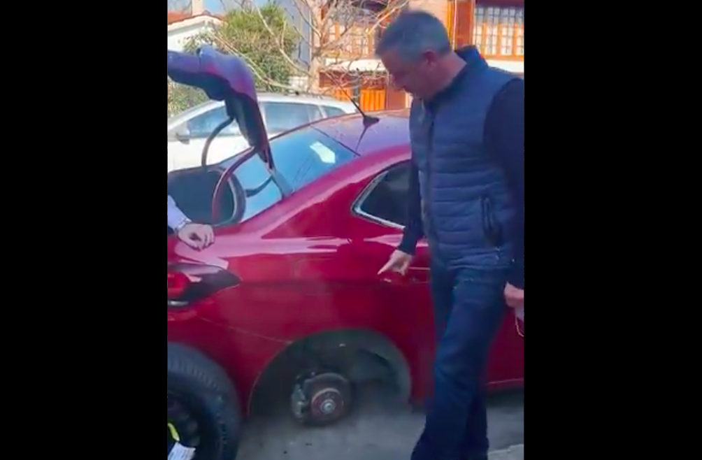 Monzó se quedó sin rueda por la inseguridad