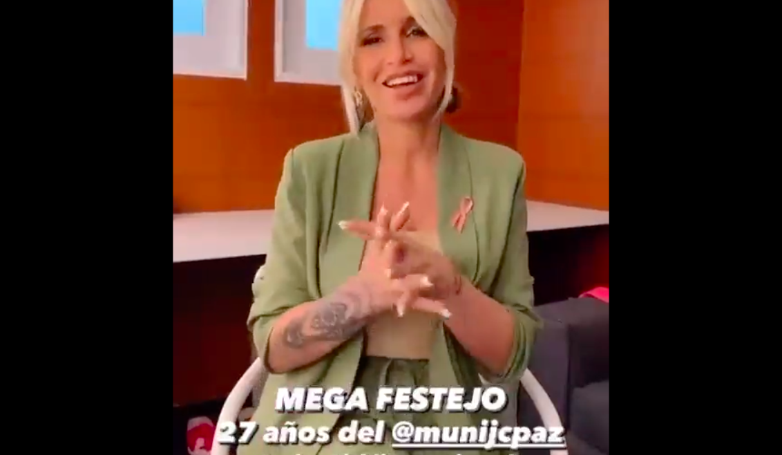 Florencia Peña promocionó al polémico intendente Ishii