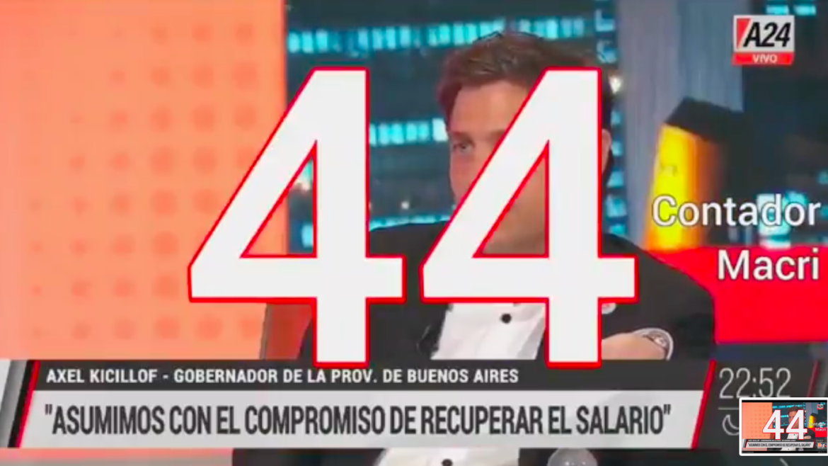 Kicillof mencionó 44 veces a Macri en un reportaje