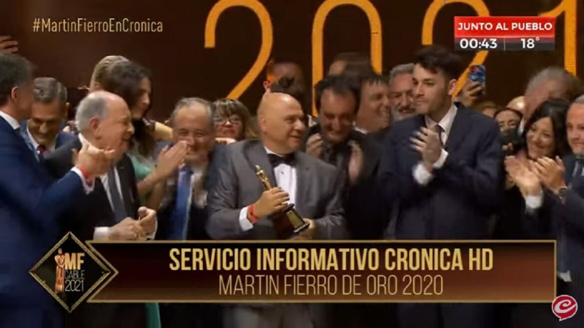 C5N lo anticipó: Crónica HD se adueñó de los Martín Fierro