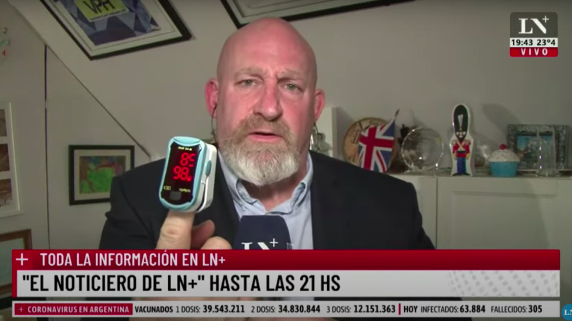 Christian Martin hizo un test al aire y volvió a la calle luego del Covid