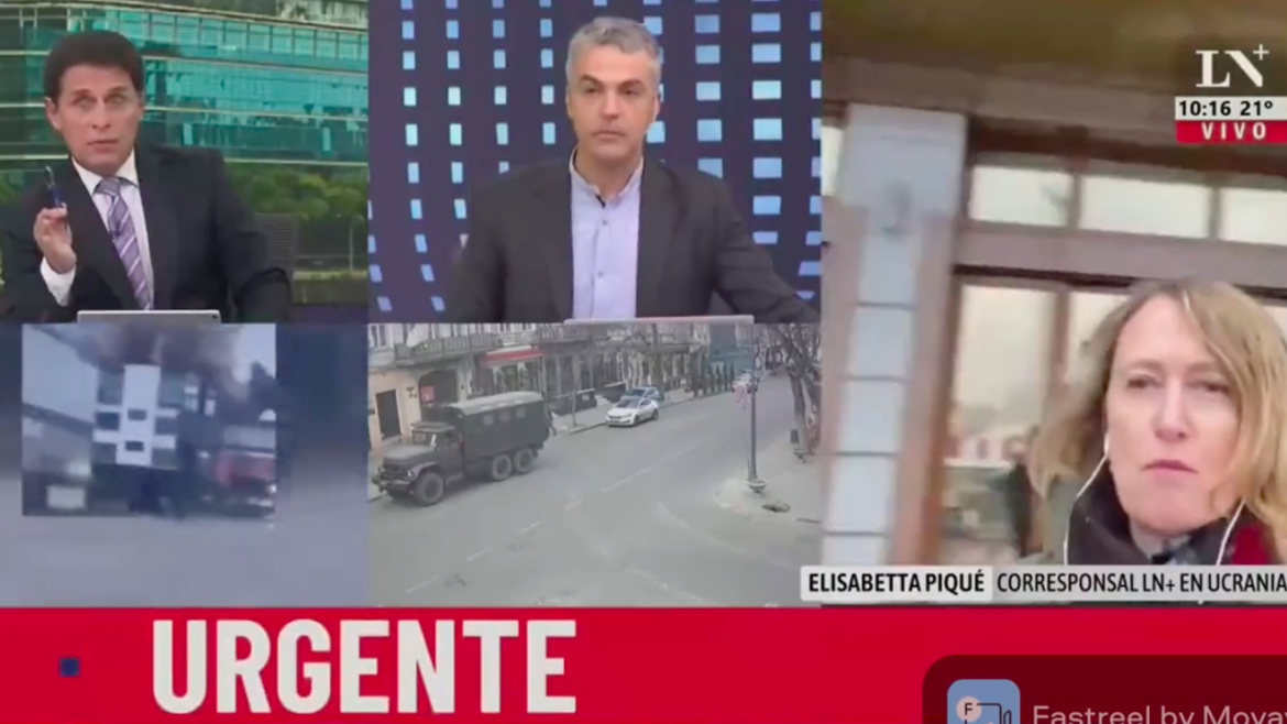 "Pelotudo": la corresponsal de La Nación en Ucrania estalló ante las recomendaciones de un compañero