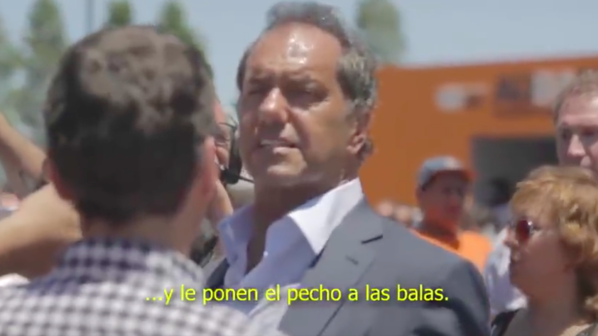 El mundo político se sorprendió con el "spot" de Scioli pensando en 2023