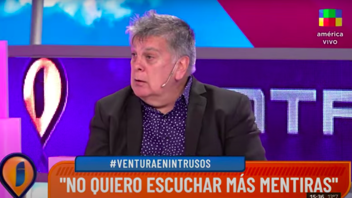Ventura fue a Intrusos y acusó a Rial de recibir "cajas de alfajores llenas de dólares"
