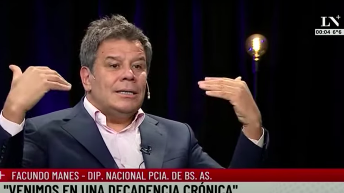 Manes se resetea ante la anomia de algunos radicales para querer ganar