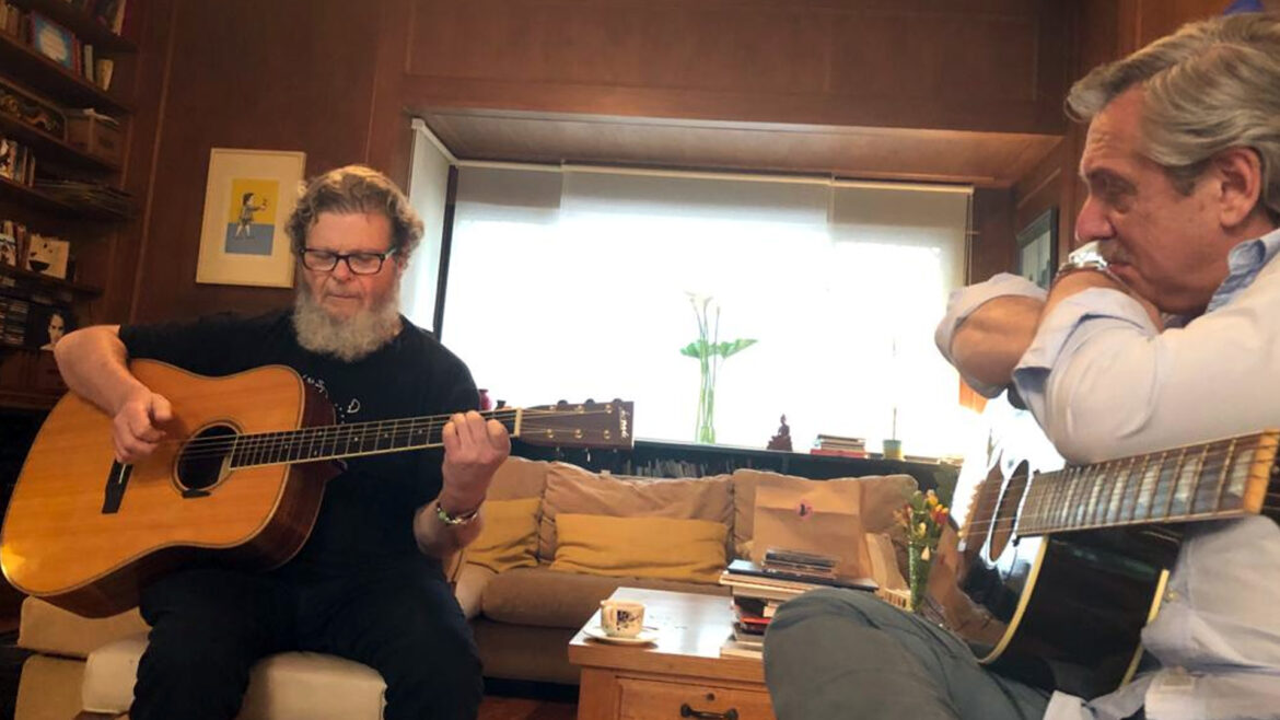 Cerruti desmintió a Verbistky: aseguró que Gustavo Santaolla no está alojado en la quinta de Olivos