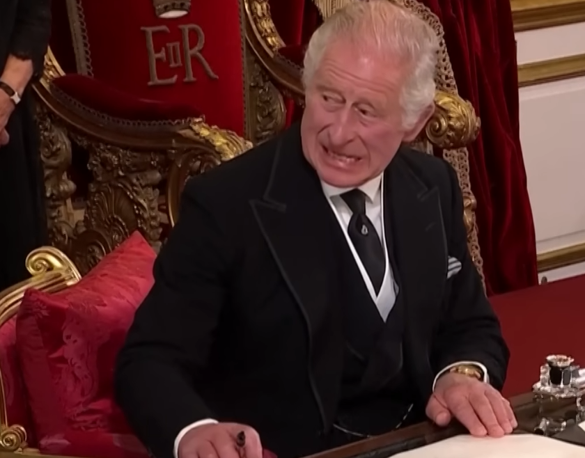 El Rey Carlos III , pinta cabrón